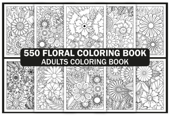 Download 550+ Flowers Adult Coloring Book - Flowers Collection