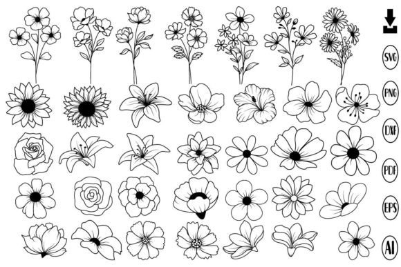 Download Flowers Svg Bundle, Flower Svg, Floral - Flowers Collection