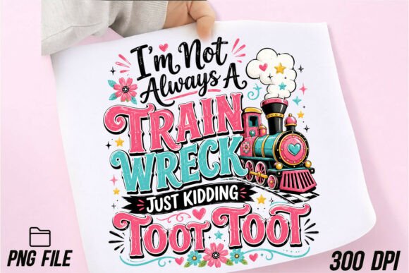 Download Funny Retro Train Graphic PNG - Graphic Collection