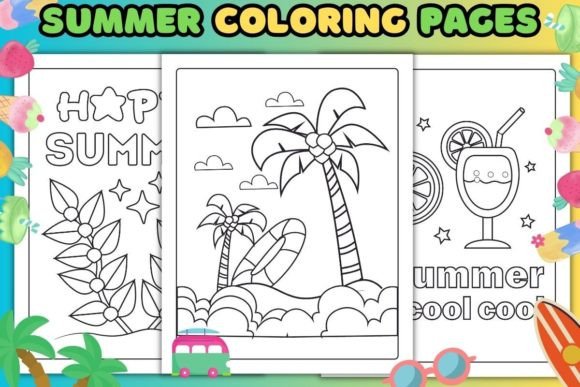 Download Summer Coloring Book Pages - Summer coloring Collection
