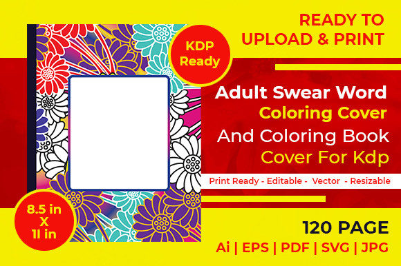 Download Abstract Coloring Book Cover 2 for Kdp - Abstract Collection