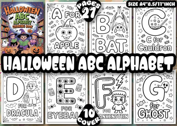 Download Halloween ABC Alphabet Coloring Pages - Alphabet coloring pages Collection
