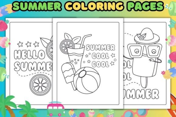 Download Summer Coloring Book Pages - Summer coloring Collection