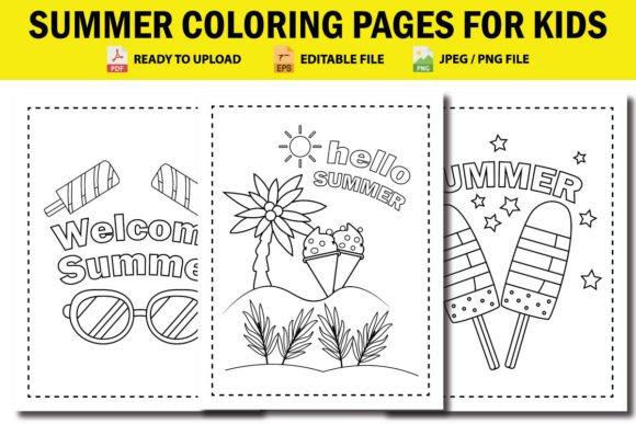 Download Summer Coloring Pages for Kids - Summer coloring Collection