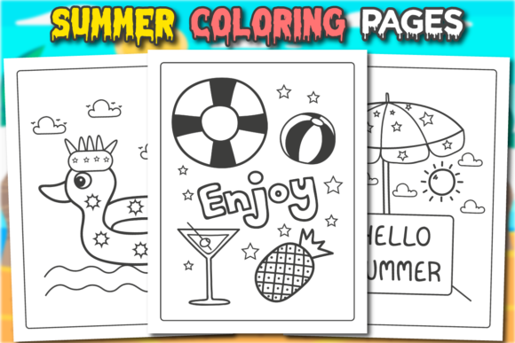 Download Summer Coloring Pages - Summer coloring Collection