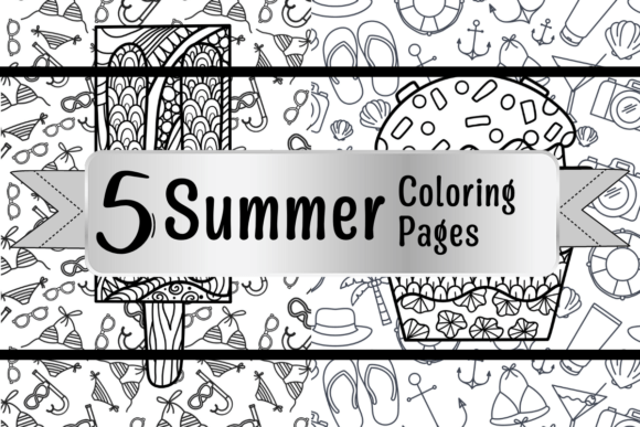 Download Summer Coloring Pages with Ice Cream - Summer coloring Collection