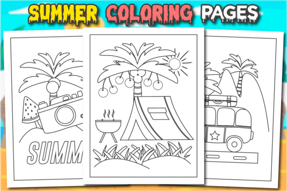 Download Summer Coloring Pages - Summer coloring Collection