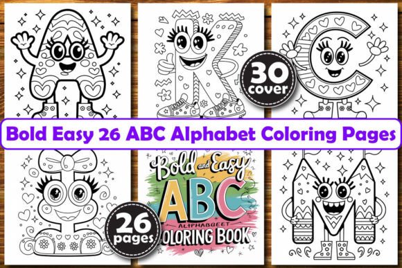 Download Bold Easy 26 ABC Alphabet Coloring Pages - Alphabet coloring pages Collection