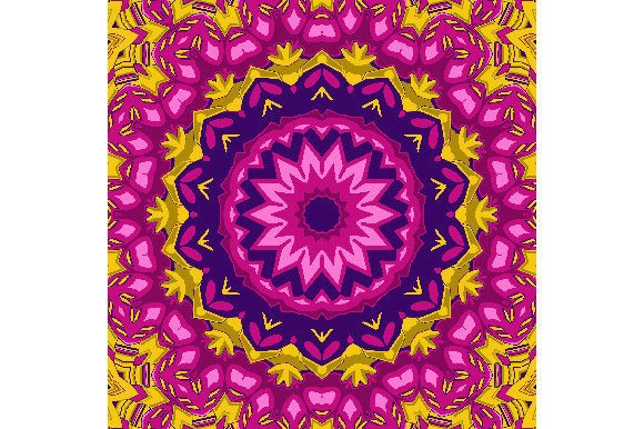 Download Abstract Indian Pattern with Mandalas - Abstract Collection
