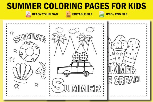 Download Summer Coloring Pages for Kids - Summer coloring Collection
